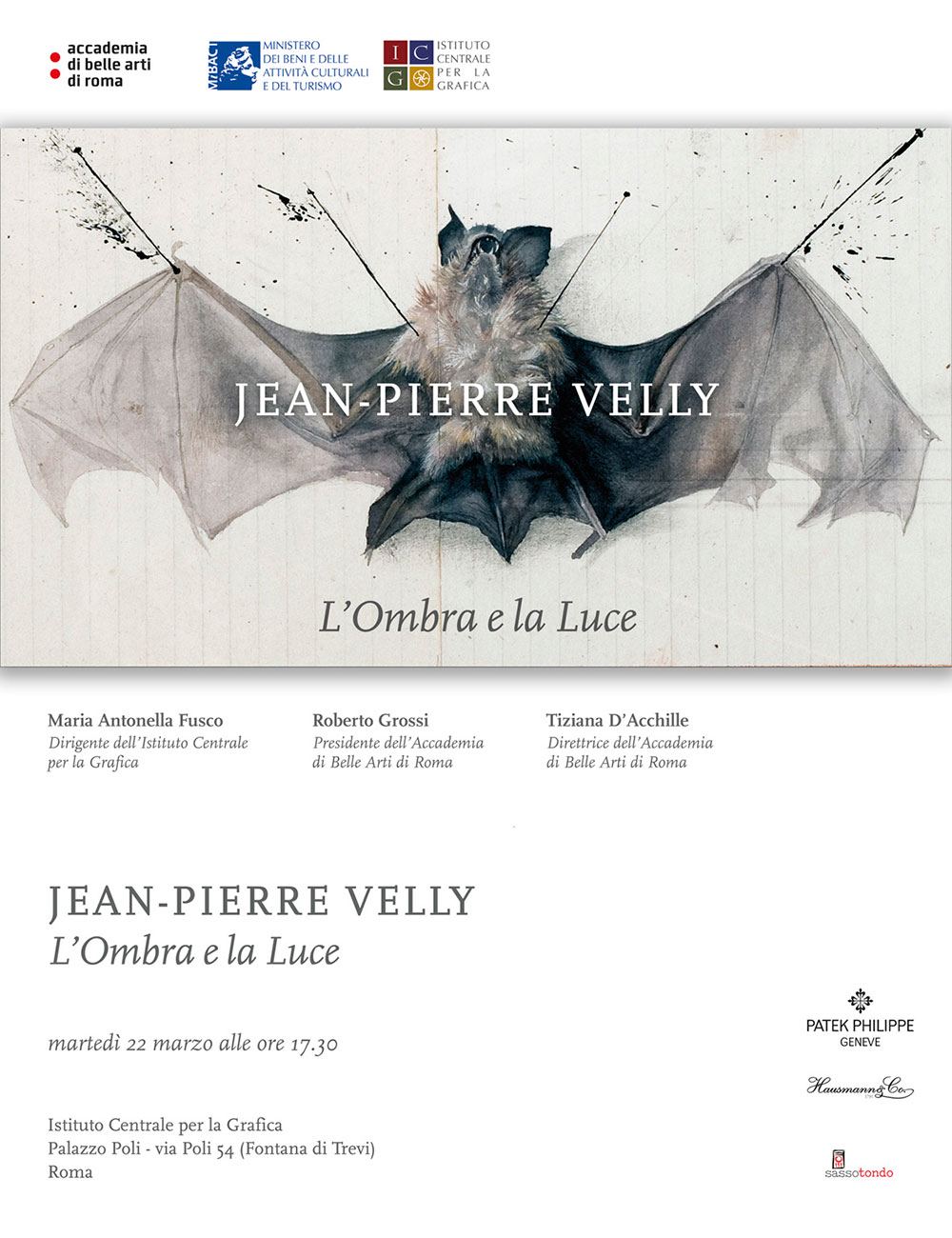 Pier Luigi Berto - 2016 - Jean Pierre Velly - L'ombra e la luce